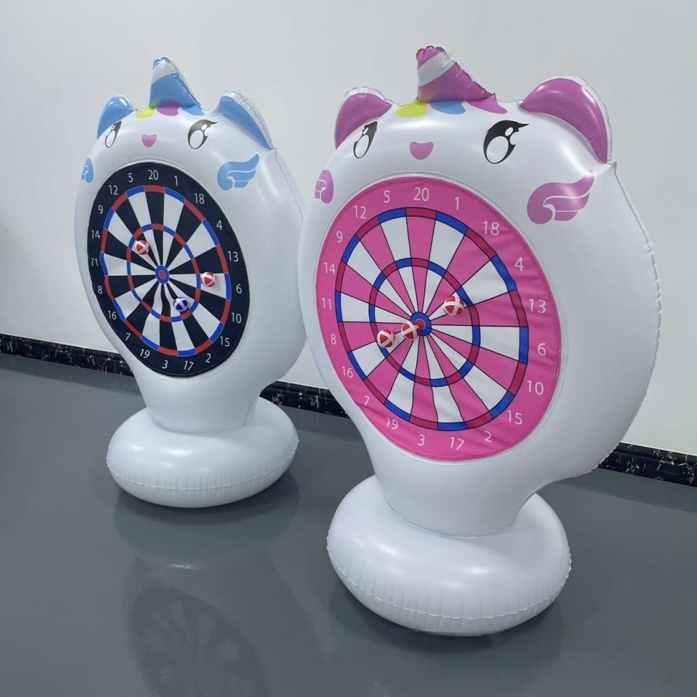 Inflatable Unicorn Throwing Ga - Kids Outdoor Garden Toys review and price