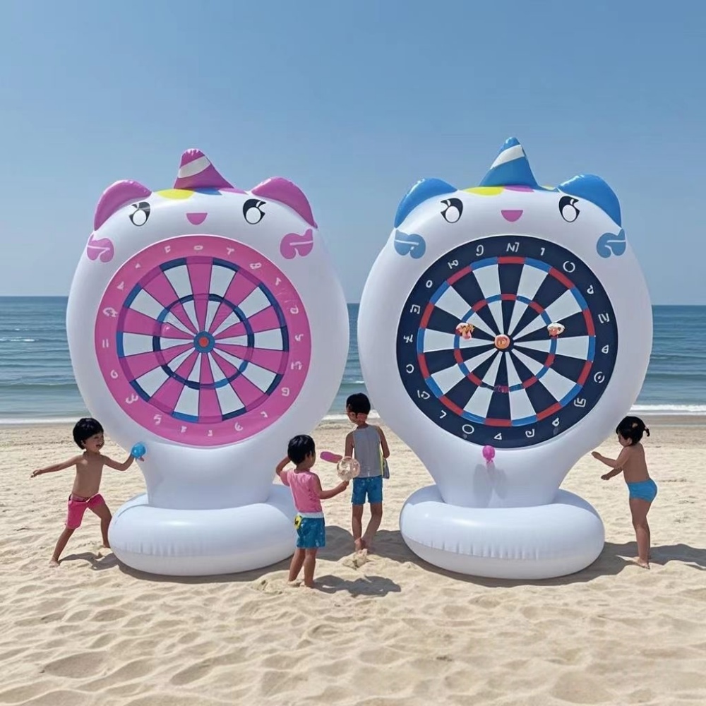 Inflatable Unicorn Throwing Ga - Kids Outdoor Garden Toys review and price