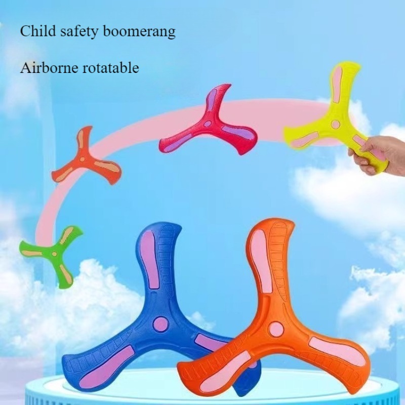 Children Boomerang Soft Three- - Outdoor Toys For Kids review and price