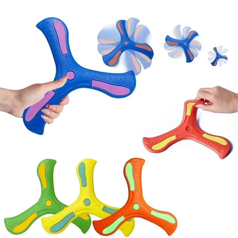 Children Boomerang Soft Three- - Outdoor Toys For Kids review and price