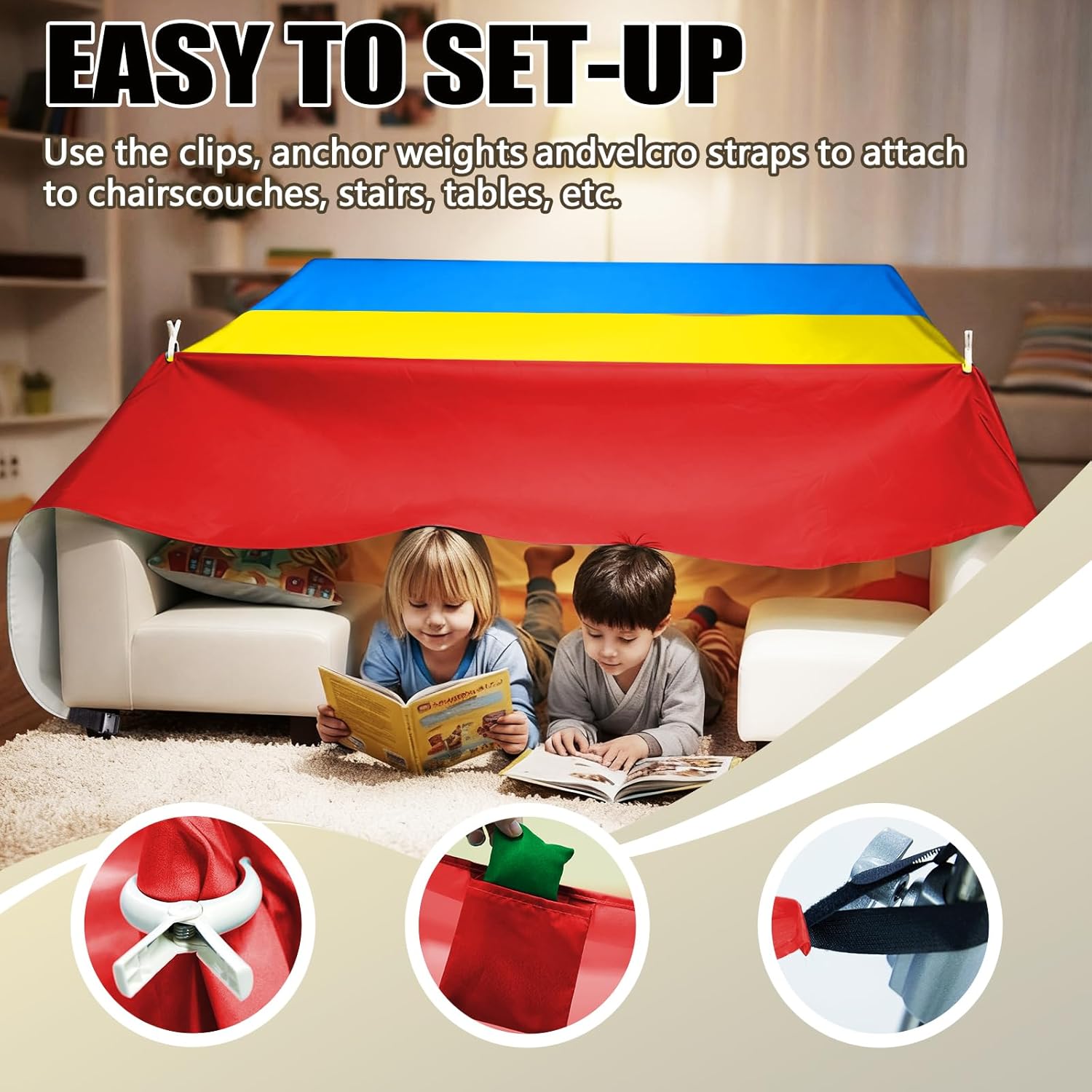 New Magic Kids Fort Building K - Kids Outdoor Fort Building Kit review and price