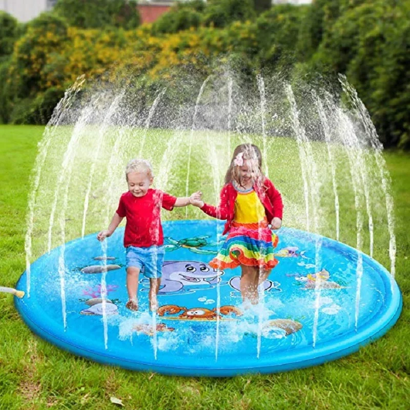 100/170cm Kids Inflatable Wate - Sprinkler Splash Pad review and price
