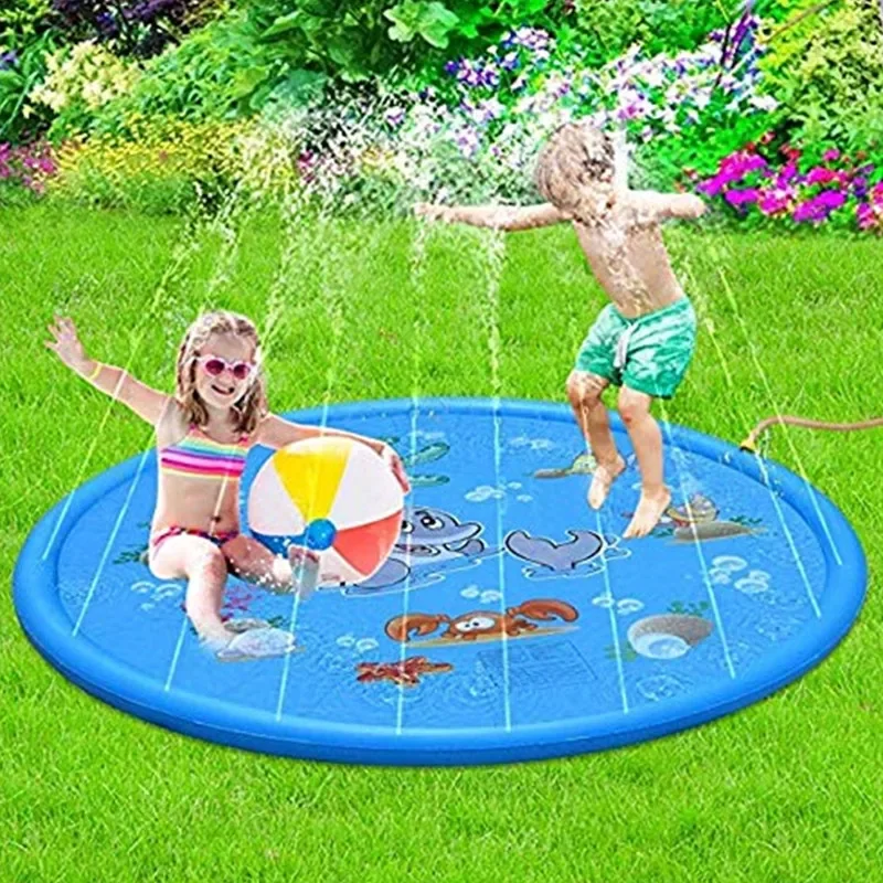 100/170cm Kids Inflatable Wate - Sprinkler Splash Pad review and price