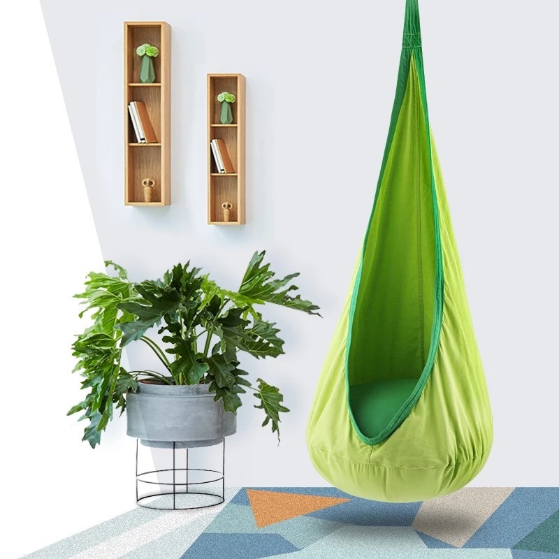 Kids Pod Swing Seat Cotton Can - Kids Outdoor Hammock Chair review and price